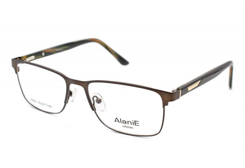 Металева стильна оправа для окулярів Alanie 9001